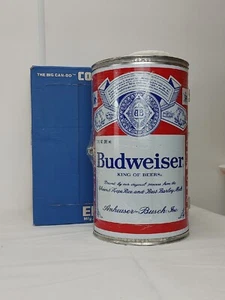 Vtg Budweiser Metal Cooler Ehco Big Can Do USA Made Beer Shape 1980’s 14" 6-Pack - Picture 1 of 14