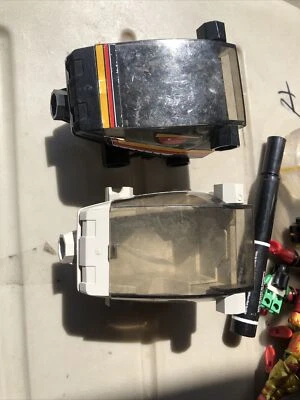 1984 Black + White Cockpit Piece Only Robotix Building System Milton - Image 1 of 4