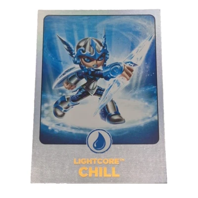 Tarjeta Topps Skylanders Giants 2012 Lightcore Chill #162 Activision Foto 1 de 4