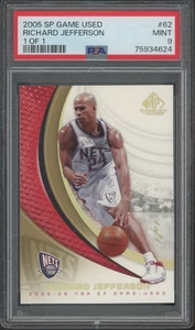 Gioco SP 2005 usato Richard Jefferson #62 uno di uno 1/1 PSA 9 reti - Foto 1 di 2