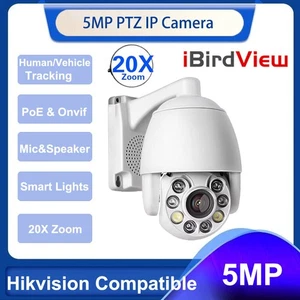 Hikvision Compatible 5MP PTZ Camera 2Way Audio Speed Dome 20X Zoom Auto Tracking - Picture 1 of 7