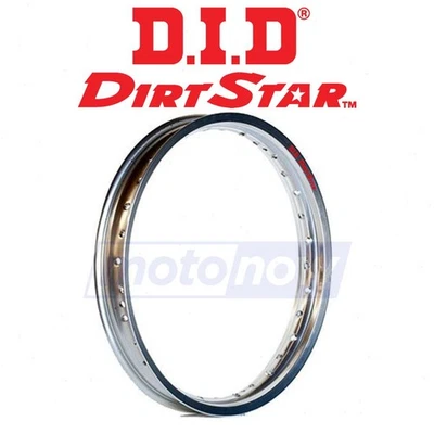 D.I.D Dirt Star Original Rear Rim for 1992-1993 KTM 500 SX (SOLD EA) Silver - Изображение 1 из 4