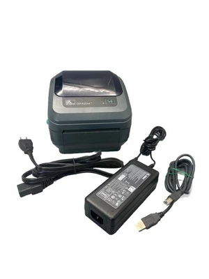 Zebra GK420D 203DPI label printer, ethernet/USB, tested and working - Image 1 of 4