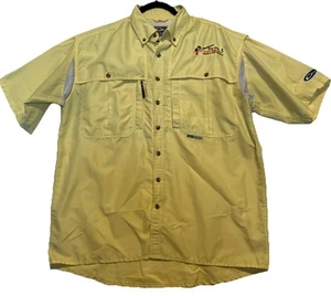 Camisa de pesca Drake DPF Performance para hombre con paneles de malla, manga corta con botones - Imagen 1 de 11