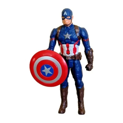 Figurita Articulada Hasbro 2015 MARVEL Capitán América Efectos Sonoros - TBE - Imagen 1 de 4