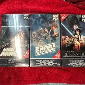 TRILOGY Star Wars Empire Strikes Back Return JediVHS Red Label 1984-86 Sealed - Bild 1 von 10
