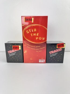 1 Stir the Pot! The Adult Party Game That Roasts Your Friends & 2 Tragos Games - Image 1 of 4