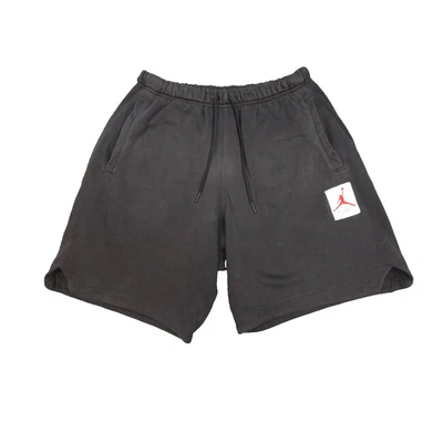 Jordan Shorts Mens MEDIUM black Activewear jogger sports fleece jumpman Size M - image 1 of 4