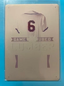 Stan Musial – 2021 Leaf Lumber “Game Used Lumber” GUL-93 Magenta plate 1/1 - Picture 1 of 2