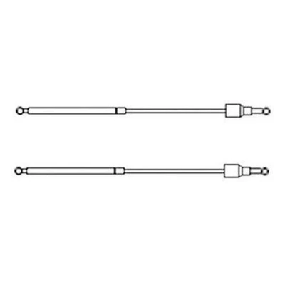 Amortiguadores de cilindro de elevación de capó 2 para Case IH Magnum 7110 7120 7130 7150 8910 8920 Foto 1 de 4