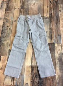 GYMBOREE BOYS PULL ON CARGO Grey Gray PANTS Nwt Size 5 - Picture 1 of 1