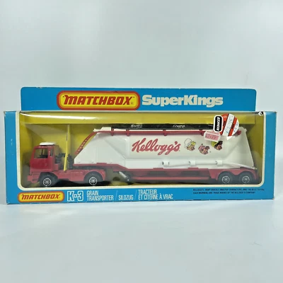 Transportador de granos Matchbox Superkings K-3 Bedford T.M.“Kelloggs”, con caja original Foto 1 de 4