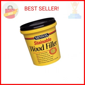 16 oz Minwax 42853 Natural Stainable Wood Filler Interior/Exterior Wood Filler - Picture 1 of 2