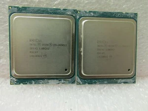 Matching Pair of Intel Xeon E5-2690 V2 10 Core 3GHz 25MB Server Processor SR1A5 - Picture 1 of 1