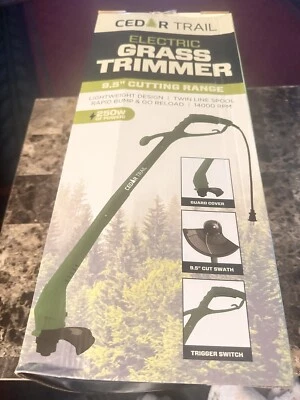 Cedar Trail Electric 9.5" Trimmer 14,000 RPM, 250W Diameter 4.75” New In Box - Image 1 of 4