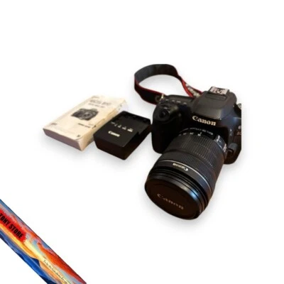 Canon EOS 80D Digital DSLR Camera Black Zoom Lens Kit EF-S 18-135mm Tested Japan - Image 1 of 4