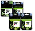 HP932XL / HP933XL Set of 4 Original High Capacity Printer Ink Cartridges