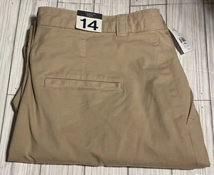 NWT Women’s EVERYDAY STRAIGHT UP KHAKI pants. size 14, Khaki Color - Picture 1 of 7
