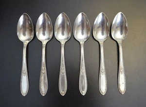 International Silver Rogers TRIUMPH Silverplate Teaspoons set of 6 - Picture 1 of 3