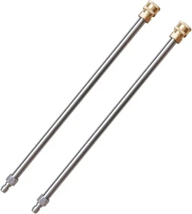 Pressure Washer Extension Wand, 17 Inch Stainless Steel, Power Lance, 2 Pack - Picture 1 of 5