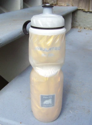 Road Bike Polar Bottle- Insulated/ Large Capacity/ Pastel Orange - Image 1 of 4