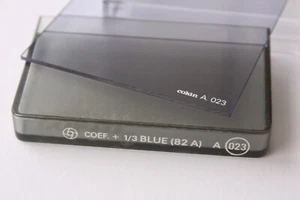 Kokin A 023 Coef. 1/3 Blaufilter 82A im original Kunststoffgehäuse sehr guter gebrauchter Zustand - Bild 1 von 6