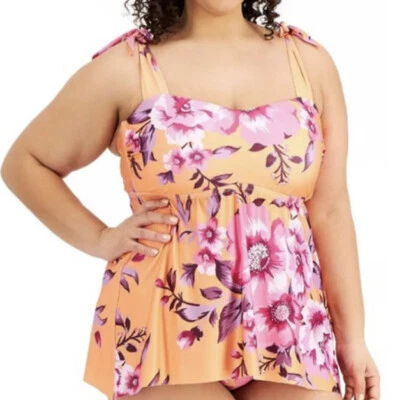 BECCA ETC Full Bloom Tankini And Hipster Bottom 2 Piece Set - Image 1 of 4