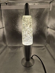 Vintage Silver glitter lava lamp works and looks great - Picture 1 of 7