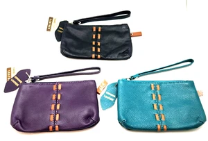 Lot de 25 Pochettes à bandoulière en cuir Geniune pour femme - Photo 1 sur 15