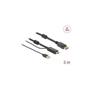 HDMI zu DisplayPort Kabel 4K 30 Hz, 3 m - Bild 1 von 1