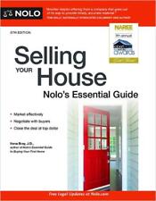 Selling Your House: Nolo's Essential Guide by Ilona Bray (English) Paperback Boo