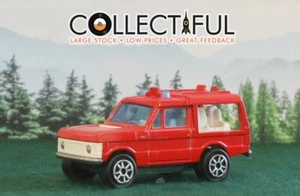 MAJORETTE #246 - RANGE ROVER - FIRE VEHICLE - DIECAST - FRANCE - 1:60 🔥 99 - Picture 1 of 6