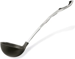 Cuchara antiadherente de acero inoxidable K0400764 totalmente revestida, grande, 6 onzas - Imagen 1 de 2