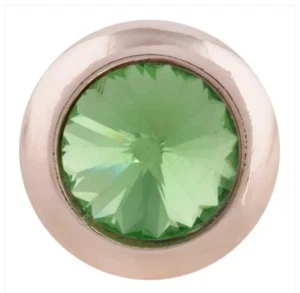 Snap Jewelry Rose Gold Rhinestone CZ 18-20mm Fit Ginger Charms Accessories New - Picture 1 of 2