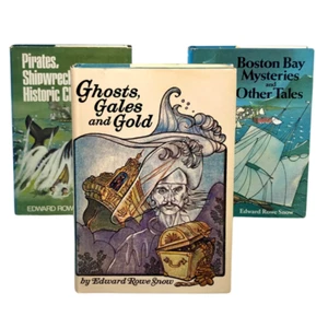 Edward Rowe Snow Illustrated Novels Lot of 3, 1st Editions, '72, '77, '81 - Imagen 1 de 16