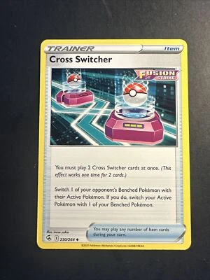 2021 Pokémon Sword & Shield Fusion Strike Trainer Cross Switcher Item 230 /264 - Image 1 of 2