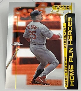 Carta 1999 Topps Chrome Power Elite HRH #9/16 Mark McGwire St. Louis Cardinals - Foto 1 di 3
