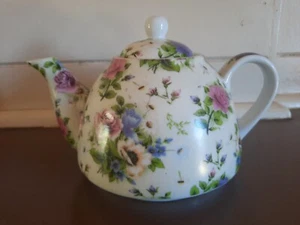 Flower Garden Tea Pot 3 Cups Floral - Picture 1 of 8