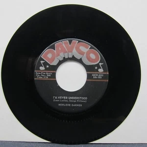 Merlene Garner - My Heart and Eyes & I'm Never Understood - Davco 45 RPM  1961 - Imagen 1 de 2