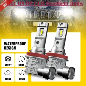 AUXITO H11 H8 LED Headlight Bulbs High/Low Beam/Fog Light 360000LM 6500K Fanless - Picture 1 of 24