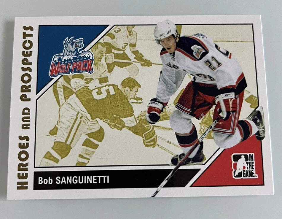 2007-08 ITG Heroes and Prospects Bobby Sanguinetti Bob Sanguinetti #29 Wolfpack - Image 1 of 2