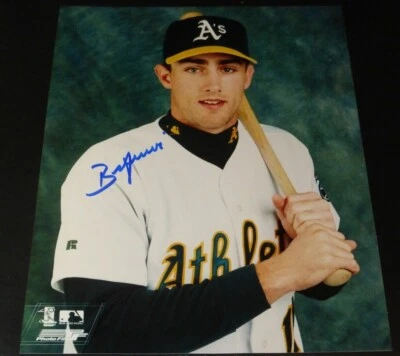 BEN GRIEVE OAKLAND A'S 8x10 SIGNED PHOTO AUTO AUTOGRAPH AH/JSA - Image 1 of 2