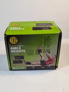 Gold's Gym ADJUSTABLE ANKLE WRIST WEIGHTS 10 lb pair 2x5lb - Picture 1 of 3