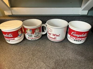 Vintage Campbell Soup Kids 1989 Suppentasse Tasse von Westwood 1992 1991 Menge 4 siehe Bilder - Bild 1 von 12
