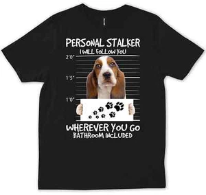 Coolstes lustiges Basset Hound Mama Papa Geschenk Weihnachten Original süße Geschenke T-Shirt - Bild 1 von 6