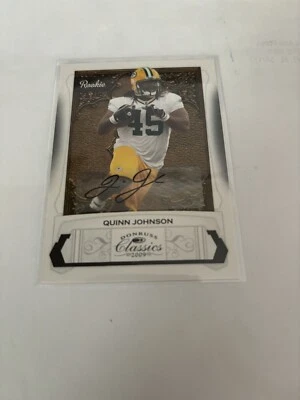 2009 Donruss Classics Rookie Autograph Quinn Johnson (358/699) - Image 1 of 2