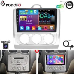 DAB+ Android 13 Autoradio Für Ford Focus MK2 MK II 2004-2011 GPS WIFI BT CarPlay - Bild 1 von 20