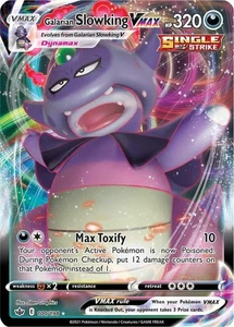Pokemon Chilling Reign Galarian Slowking VMAX 100/198 Ultra Rare Holo Card - Picture 1 of 1