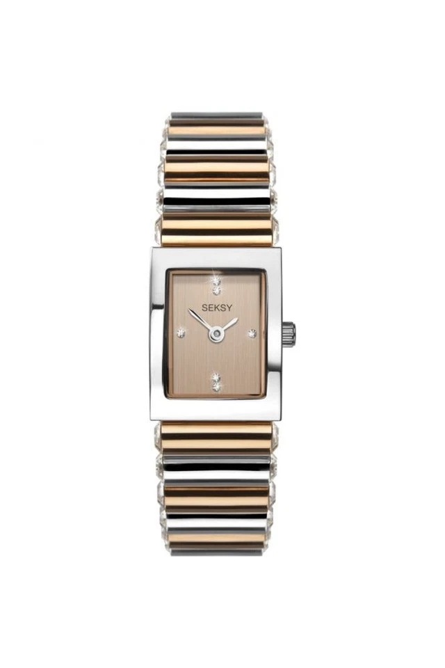 Seksy Ladies Two-Tone Stainless Steel 18mm Dress Watch 2867 - Image 1 of 4