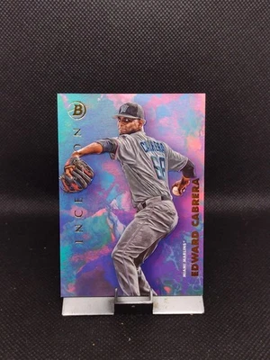 2021 Bowman Inception Edward Cabrera #41 Miami Marlins - Image 1 of 4